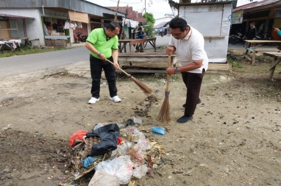 Jelang Tour de Muara Takus Kecamatan Rumbio Jaya laksanakan Goro Massal