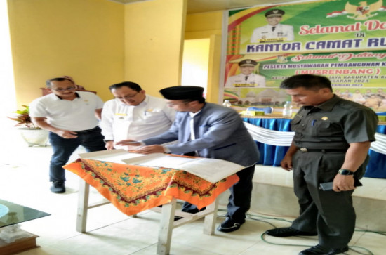 Kecamatan Rumbio Jaya Laksanakan Musrenbang Tahun 2023.